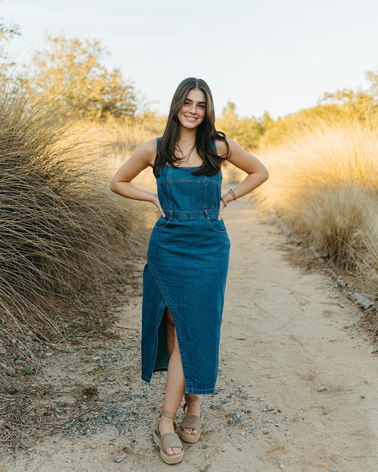 Denim Midi Dress